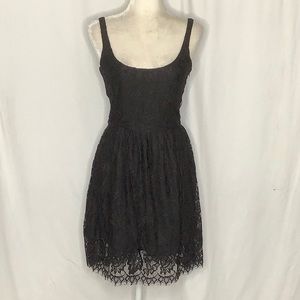 BB Dakota Little Black Lace Dress Size 6 LBD
